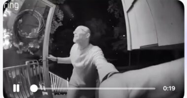 Hero neighbor filmed ringing family's doorbell with nightmarish news