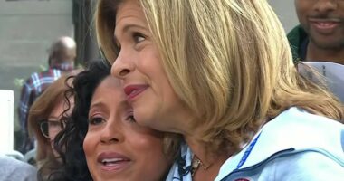 Hoda Kotb comforts and supports Sheinelle Jones after family tragedy