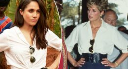 How Meghan crafted her public persona after Princess Diana - even BEFORE she married Harry