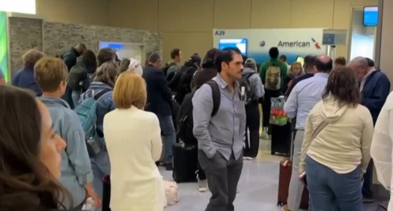 Hundreds of flights cancelled and delayed following ground stops