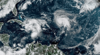 Hurricane Humberto strengthens to a Category 4 storm