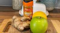 I always make this homemade ginger shot with just 4 ingredients - it takes seconds
