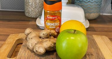I always make this homemade ginger shot with just 4 ingredients - it takes seconds