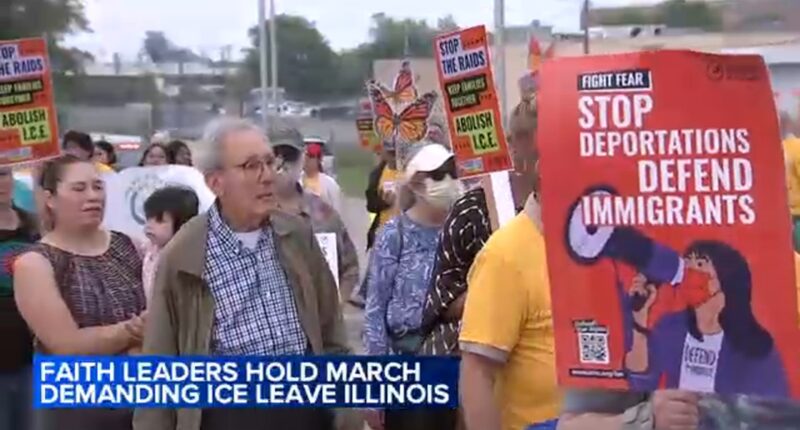 ICE in Chicago: Faith leaders lead prayer march at Naval Station Great Lakes, demand end to immigration Operation Midway Blitz