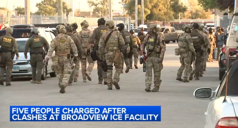 ICE in Chicago protest: Broadview, Illinois leaders to address what they call 'unprovoked' use of chemical agents at ICE facility