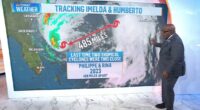 Imelda Upgraded to a Hurricane as It Moves Away From US