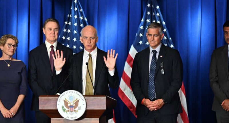 In rare visit to China, U.S. lawmakers urge better communication amid tensions