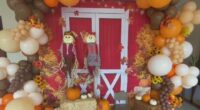 Indoor pumpkin patch fun at Nana Ana's Playhouse in Tampa