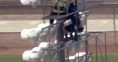 Injured worker rescued from Arizona lighting tower