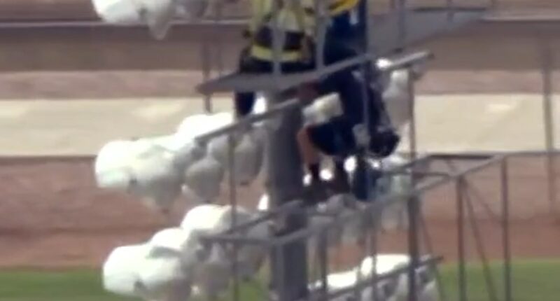 Injured worker rescued from Arizona lighting tower