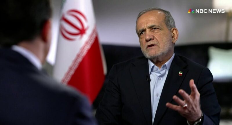 Iranian President Masoud Pezeshkian says Trump’s current path will ‘set fire’ to the Middle East: Full interview