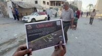Israel Drops Leaflets Ordering Palestinians to Leave Gaza City