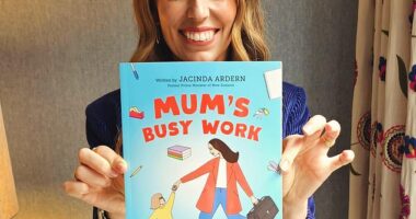 Jacinda Ardern has published her second book, Mum's Busy Work (pictured), through Penguin Random House