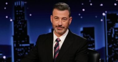 Jimmy Kimmel seeks to smooth tensions and takes aim at Trump in first show since ABC suspension