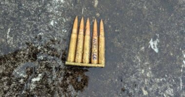 Kash Patel releases photo of 'ANTI-ICE' casing found at Dallas shooting