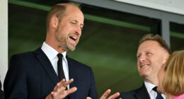 Kate and William show divided loyalties as Prince of Wales shows support for Welsh women in rugby world cup while princess heads to England match