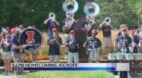 Kicking off Homecoming in true Illini style