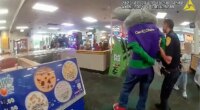Kids watch as Chuck E. Cheese mascot gets arrested for alleged credit card theft