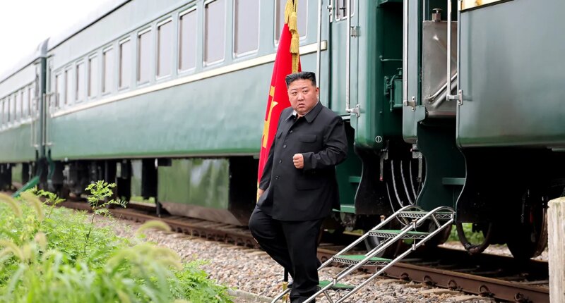 Kim Jong Un takes 'moving fortress' bulletproof train to meet Putin and Xi at Beijing military parade
