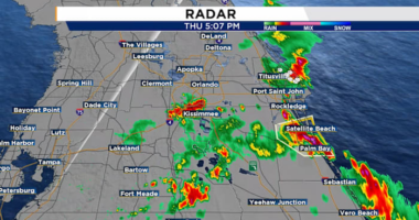LIVE RADAR: Storms drop heavy rain, strong wind on parts of Central Florida