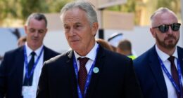 Left's fury as Starmer backs Tony Blair to help run Gaza