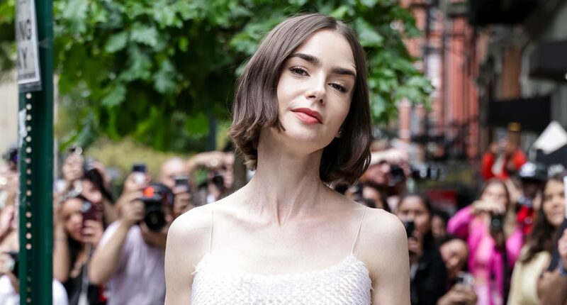 Lily Collins joins Iris Law and Emily Ratajkowski at Calvin Klein show