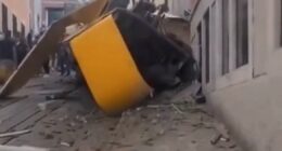 Lisbon streetcar crash leaves at least 15 dead