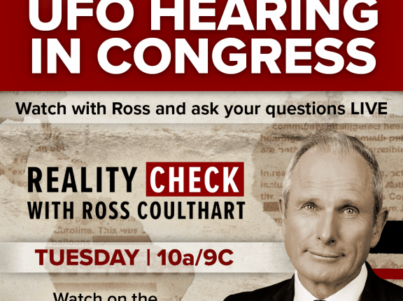 You can watch the hearing with Reality Check host Ross Coulthart Tuesday at 10am ET on 's YouTube channel. Co-host Meagan Ourada will be there to ask your questions LIVE after the hearing wraps up.