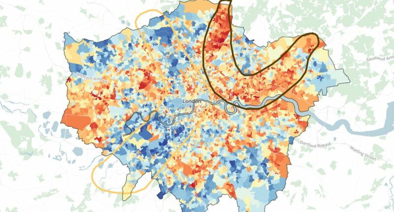London 'rotten banana' unpeeled: Worst places to live in the capital