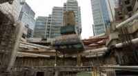 London's ancient relics dating back centuries... now surrounded
