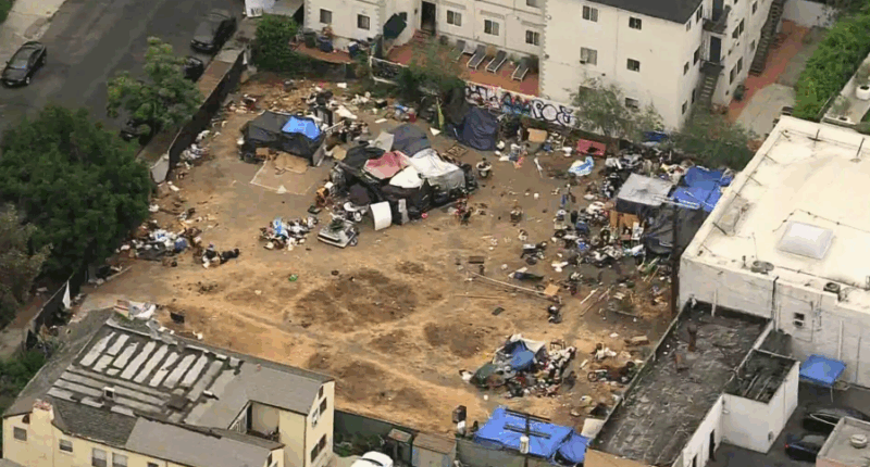 Los Angeles homeless encampment now a 'tiny city,' upset residents say