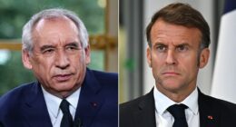 Macron struts on world stage as revolt over France’s soaring debt puts his PM on the brink