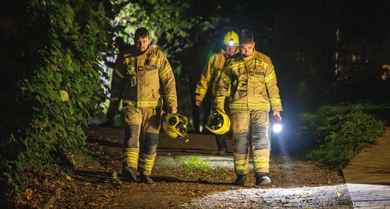 Major rescue operation after fire breaks out in disused mine
