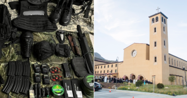 Man drove across country with weapons, made threats after targeting Catholic monastery, officials say