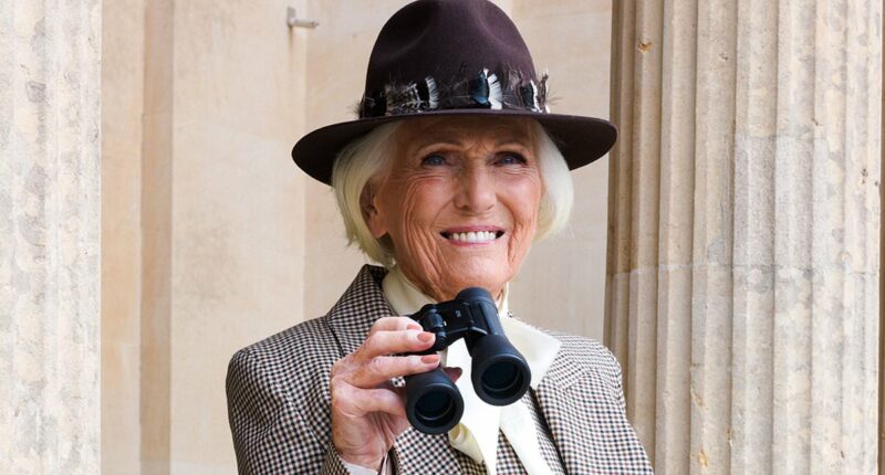 Mary Berry swaps her apron for stylish tweed suit in latest shoot