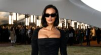 Maya Jama commands attention as she leads stars at Burberry LFW show