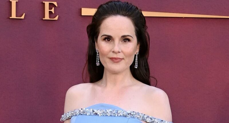 Michelle Dockery arrives at Downton Abbey The Grand Finale film prem