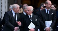 Moment Andrew was shunned by the Royals: An awkward exchange with William, an inappropriate grin and a joke at a funeral... the frosty atmosphere that says it all