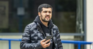 Moment drunk 'terrorist' hotel migrant stabbed man at nightclub