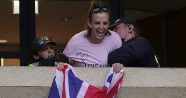 Mother arrested at hotel protest feared she would be 'Lucy Connolly'
