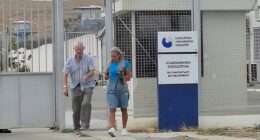 Mother is seen visiting 'drug mule' Bella Culley in Georgian prison