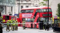 Multiple injured after bus crash near London station