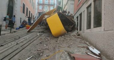 Multiple people killed in central Lisbon funicular crash