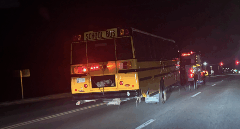 Minco school bus crash.
