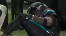 NFL star Tyreek Hill hospitalized with horrifying injury... and he has a bizarre reaction as he's carted off the field