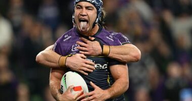 Melbourne Storm named injured superstar Jahrome Hughes in their squad to take on Cronulla in Friday night's NRL grand final qualifier