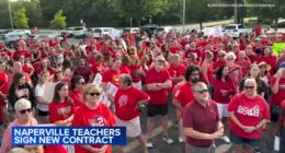 Naperville 203 Board of Education, Naperville Unit Education Association officially sign new contract after avoiding strike