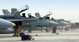 Near miss between civilian aircraft and RAAF warplanes