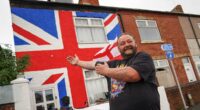 Neighbours' fury after homeowner paints Union Jack on his house