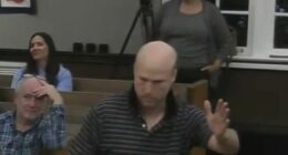 New Jersey council candidate dances during meeting